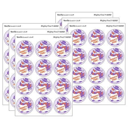 Trend Mighty Fine/Vanilla Scent Retro Scratch n Sniff Stinky Stickers, 144PK T83707